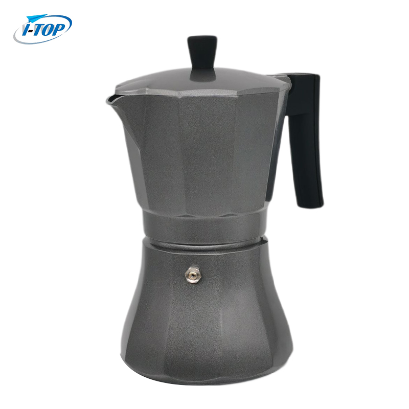 Mango de baquelita de aleación de aluminio, cafetera de espresso, Moka Pot, Mocha, estufa, cafetera, olla de inducción de calor, mango de nailon disponible