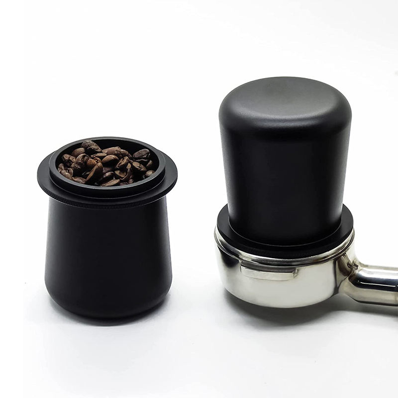 Taza medidora de café de aleación de aluminio de 53mm, herramienta para máquina de Espresso, embudo dosificador, taza de café Barista en polvo