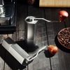 Molinillo de café manual con fresas de acero inoxidable Ajustes ajustables Molinillo de café manual Aviación Aluminio