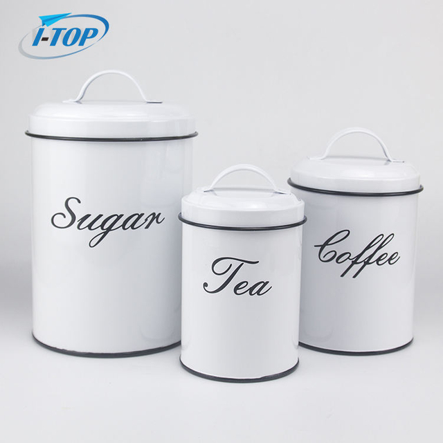 Tarro de almacenamiento hermético personalizado para té y café en grano CanisterSet