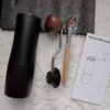 Molinillo de café Manual, juego de regalo, gran capacidad negra, 25g, fresa cónica de acero inoxidable CNC, ajuste interno ajustable, posicionamiento