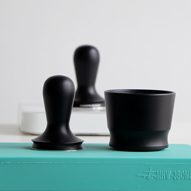 Prensa de granos de café Espresso Base de 51mm-58mm para Barista cocina hogar tienda acero inoxidable café Tamper