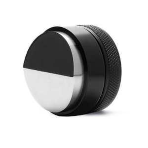 Espresso Tamper Coffee Distributor Tool Negro Profundidad ajustable Espresso Tamper Distribuidor de café de doble cabeza