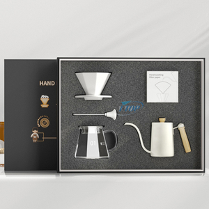 Brewista, caja de regalos portátil, juego de herramientas de café, molinillo de café Manual, juego de gotero de café V60
