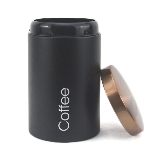 Tarro de almacenamiento de alimentos de cocina con revestimiento de acero inoxidable personalizado, juegos herméticos de bote de azúcar para café y té
