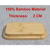 Recipiente de metal con tapa de madera de bambú para cocina Caja de almacenamiento de queso de azúcar de metal Plato de mantequilla