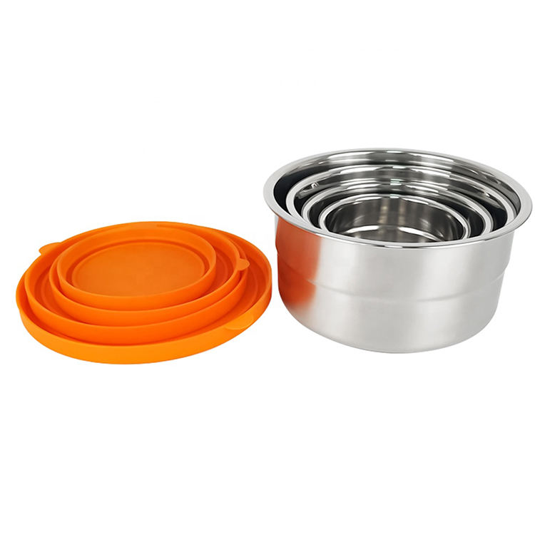 Fiambrera Bento respetuosa con el medio ambiente, juego de 4 cajas de almacenamiento de alimentos a prueba de fugas de acero inoxidable para niños, contenedor de sopa de salsa con tapa de silicona
