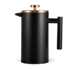 Prensa de café 350/800/1000/1500ml apta para lavavajillas cafetera de prensa francesa de acero inoxidable de doble pared