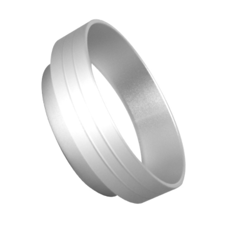 Anillos de dosificación Embudo de anillos de dosificación de polvo de café de aluminio con accesorio de cafetera de repuesto magnético negro (58 mm)