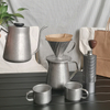 Juego de café V60, molinillo de café con rebabas de cerámica, filtro de goteo, hervidor, bolsa de viaje, Kit de regalo, herramientas de Barista, juego de regalo de café Espresso