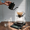 Juego de café Barista Juego de bolsa de regalo Juego de tetera de cuello de cisne por goteo Juegos de café y té