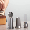 WDT Tool Espresso Coffee Stirrer Professional Barista 0.4mm Herramienta de distribución de agujas con soporte