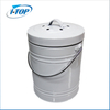 Cubo de basura para compost, cocina, interior, compost, desperdicios de comida, bote de basura con tapa, cubo para compost con filtro de carbón