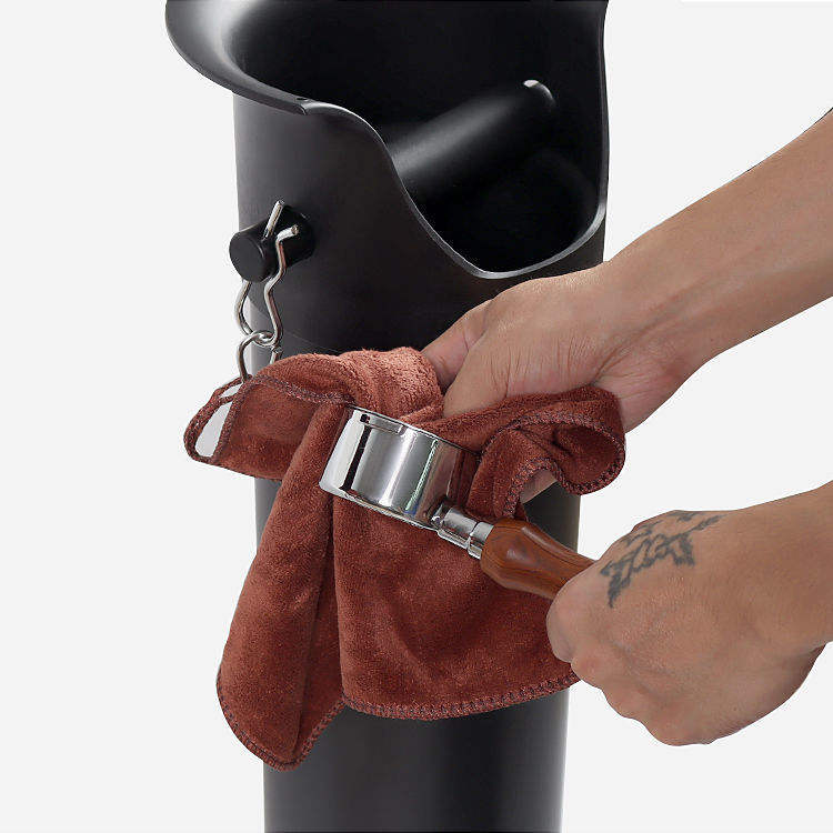 Tall Knock Box Big Coffee Espresso Drawer Plástico ABS y acero inoxidable Knock Box a la venta