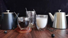 Tetera satinada resistente al calor de 1,2 L Tetera de acero inoxidable de doble pared con infusor