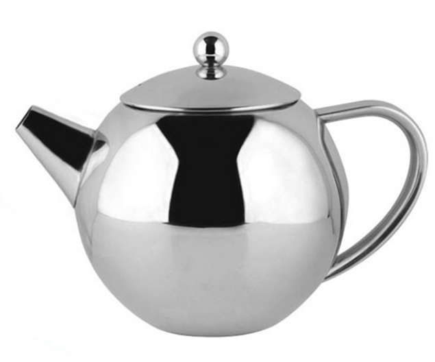 Tetera de acero inoxidable de 34 a 50 onzas con infusor, calentador de té con infusor de tetera para té suelto