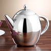 Tetera de acero inoxidable de 1,2 l con infusor para té suelto El aislamiento de doble pared mantiene el té caliente durante más tiempo