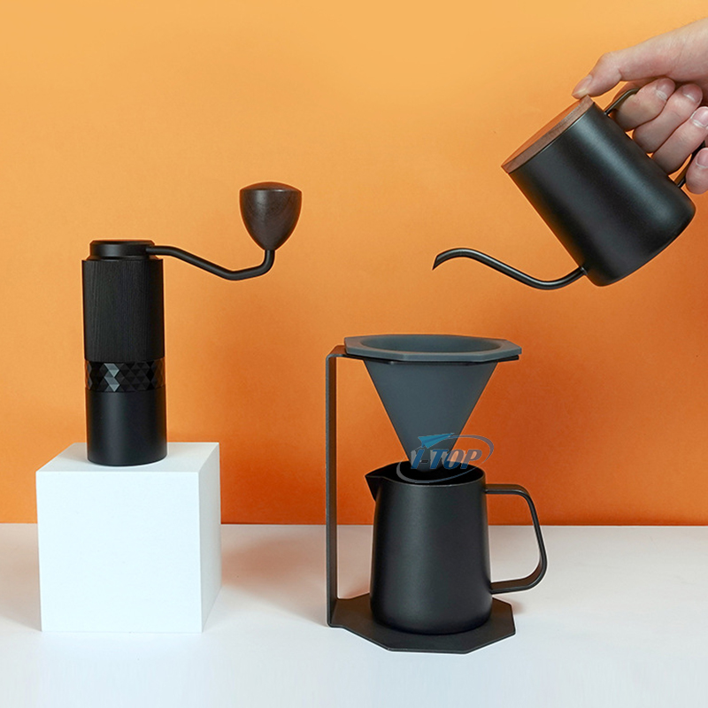 Bolsa de café V60 Herramientas de barista Verter sobre el juego de café Juego de café para acampar al aire libre