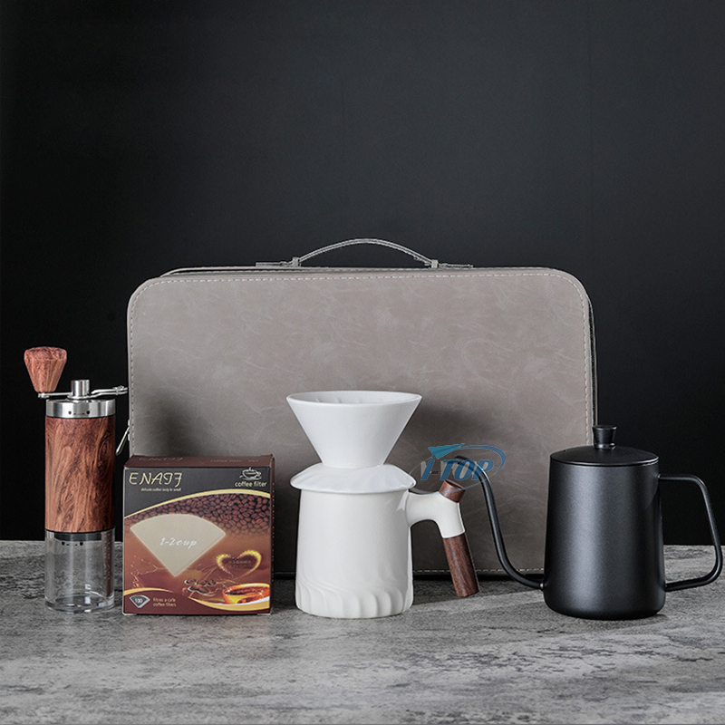 1 Uds juego de viaje de café de goteo de viaje al aire libre