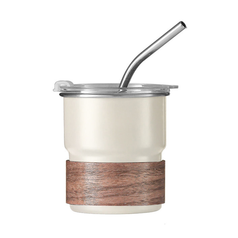 Taza de café portátil de 300 ml de una sola capa de acero inoxidable 304, taza para acampar con agua para rizar cerveza