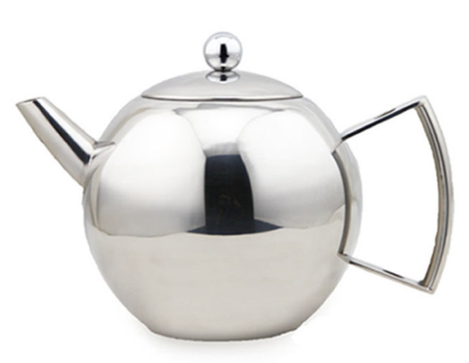 Tetera de acero inoxidable de 34 a 50 onzas con infusor, calentador de té con infusor de tetera para té suelto