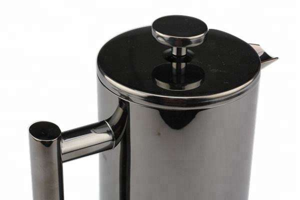 Cafetera de prensa francesa de acero inoxidable, prensa de café con aislamiento de Metal de doble pared de 34oz y cafetera de té, prensa francesa fácil de limpiar