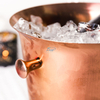 Logotipo personalizado, 3 litros, bar de cócteles, cubo de hielo, enfriador de champán, cubos de hielo aislados, cubo de hielo de acero inoxidable con asa