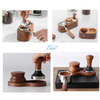 Juego de apisonamiento de café Juego de apisonamiento de martillo de café con mango de madera y herramienta con agitador de café para distribución