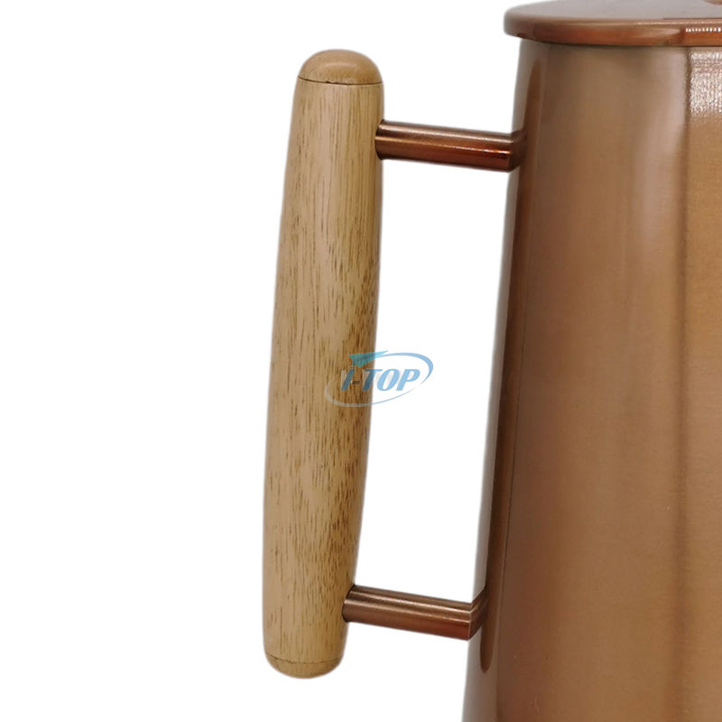 Cafetera de prensa francesa de acero inoxidable de grado 304, 34 oz (1 litro) con sistema de filtración de 4 niveles, prensa de café de doble pared