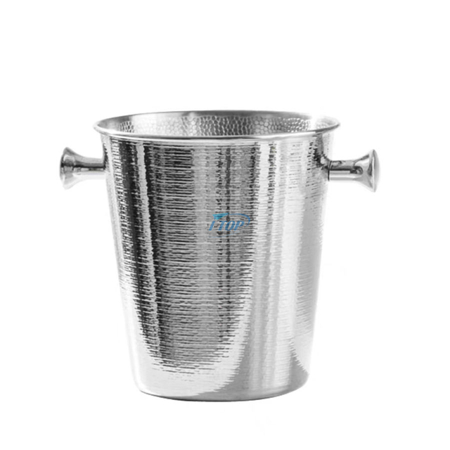 Factory Direct Vintage Rustic Farmhouse cubo de hielo de acero galvanizado para uso en bar al aire libre