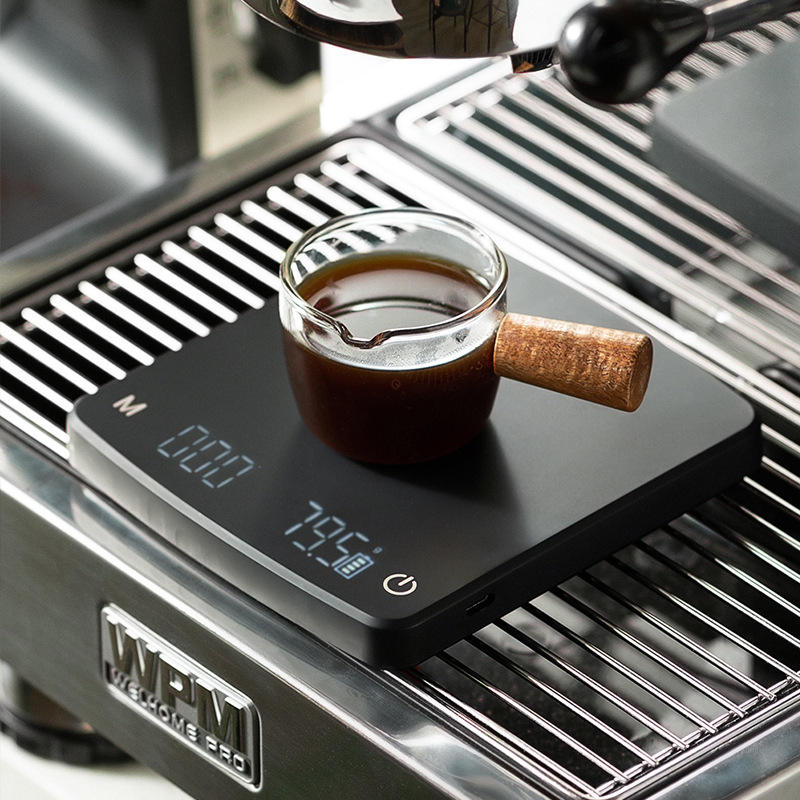 Báscula de café por goteo con temporizador, peso de café Digital electrónico portátil, báscula de goteo para el hogar, báscula electrónica LCD con temporizador