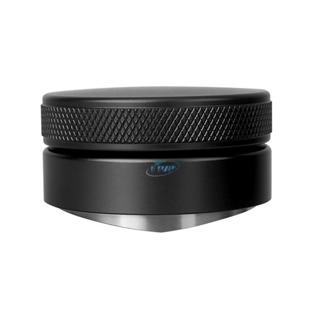 Herramienta de distribución de espresso Nivelador de espresso 51 mm a 58 mm Distribuidor de café negro de acero inoxidable