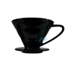 Filtro de café v60 de porcelana en relieve multicolor personalizado, goteador de café de cerámica