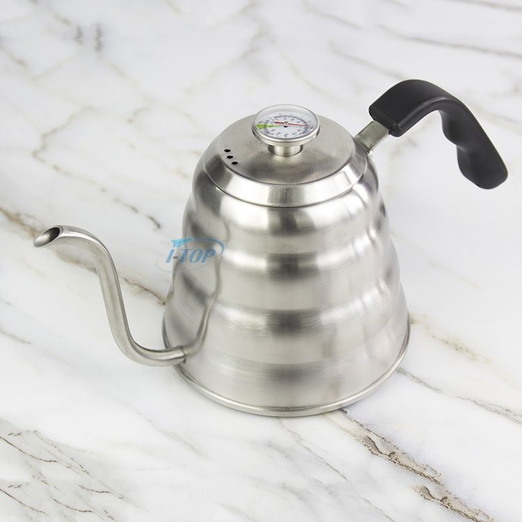 Actualización de 600 Ml de acero inoxidable Barista verter sobre café tetera de viaje tetera con cuello de cisne cafetera Espresso
