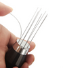 WDT Tool Espresso Coffee Stirrer Professional Barista 0.4mm Herramienta de distribución de agujas con soporte
