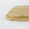 Recipiente de metal con tapa de madera de bambú para cocina Caja de almacenamiento de queso de azúcar de metal Plato de mantequilla