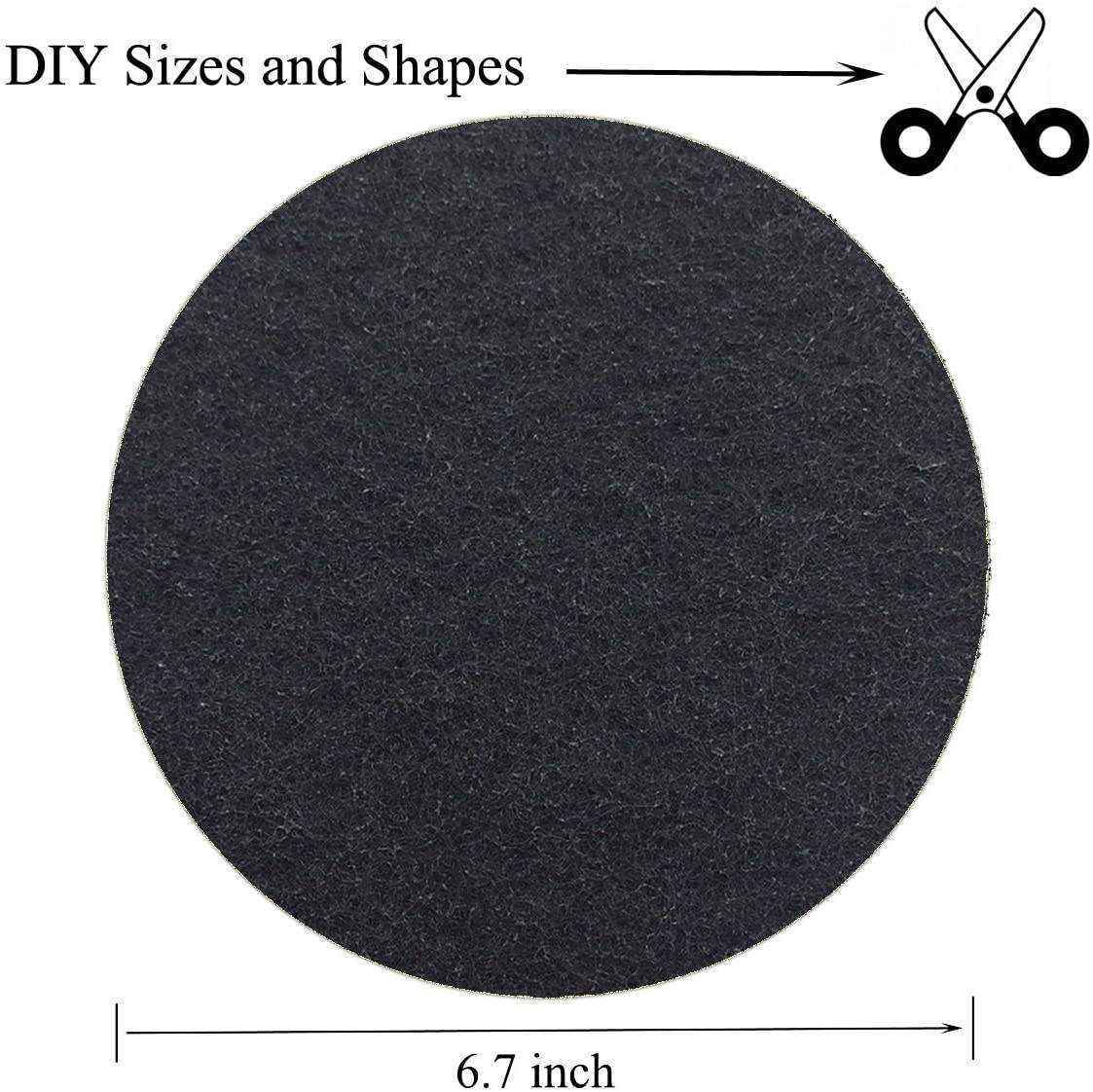 Venta al por mayor Filtro de cubo de compost activo Filtro de carbón Reemplazo de filtro de cubo de compost redondo