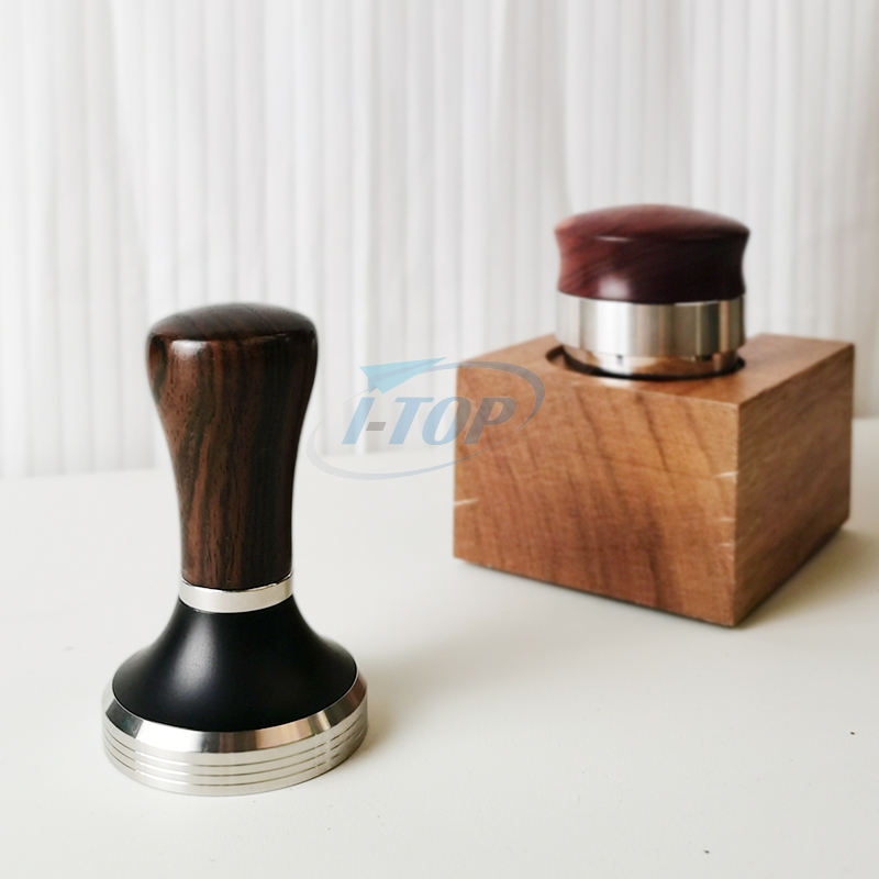 Tamper de café de madera Tamper de prensa de polvo de café expreso