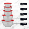 Respetuoso con el medio ambiente, superventas, juego de tazones de mezcla Premium de 18 cm, ensaladera de acero inoxidable con tapa para utensilios de cocina