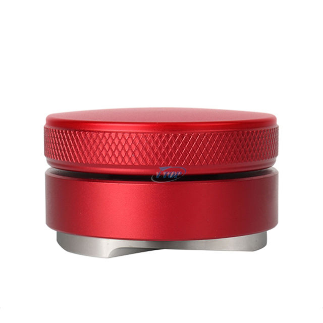 Distribuidor de café Macaroon Base de acero inoxidable 304 para suavizar el nivelador de café en polvo
