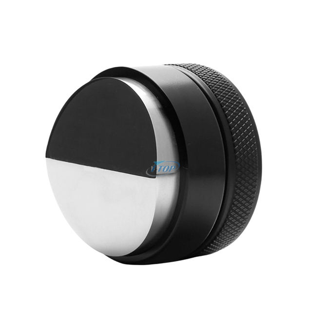 Distribuidor de café Macaroon Base de acero inoxidable 304 para suavizar el nivelador de café en polvo
