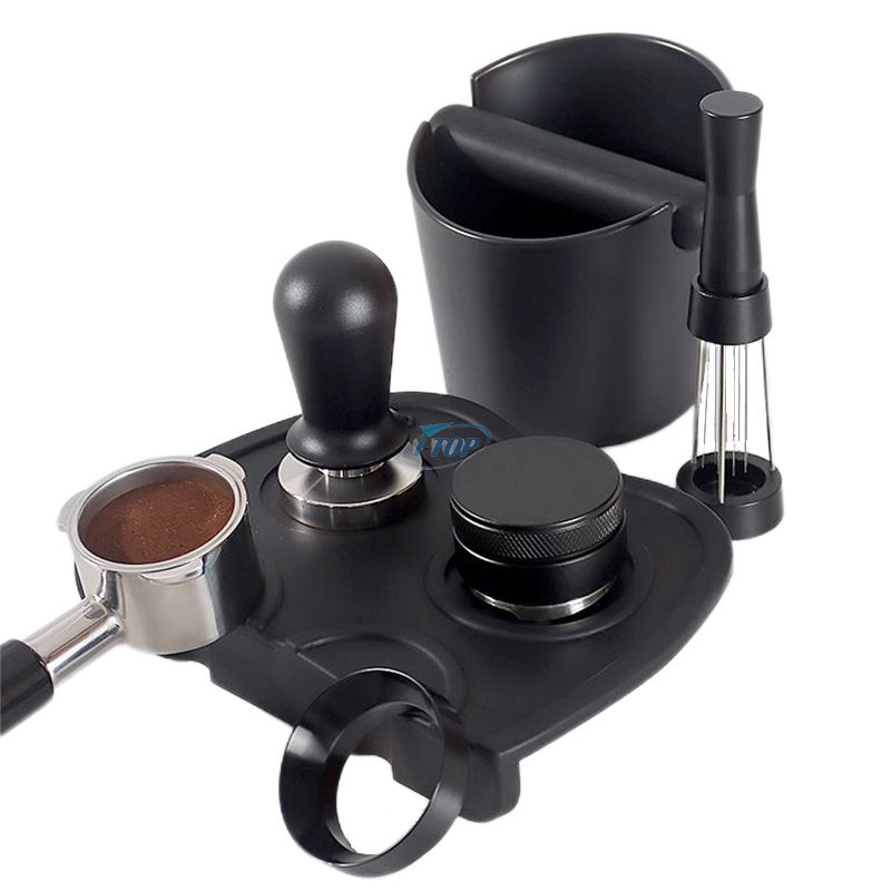 Espresso Café barista Agujas agitadoras café tamper Espresso Distribución corte diamante Juego de asas