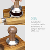 Estación de manipulación de café de madera - Soporte de manipulación de 51 mm para accesorios de máquina de espresso - Soporte de portafiltro de madera para cafetería