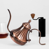 Hervidor de agua a la moda con mango de acero inoxidable 304, tetera de café con cuello de cisne largo