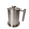 Colador de aceite de acero inoxidable, recipiente para grasa de tocino, recipiente, jarra, lata de almacenamiento con filtro, recipiente para aceite de cocina