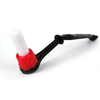 Limpiador de cepillos para máquina de café, cepillo para máquina de café expreso, cepillo de limpieza para taza de café, negro y rojo