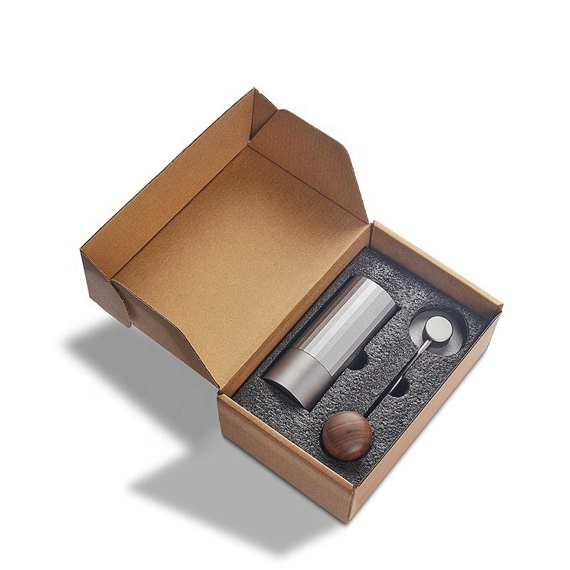 Juego ajustable SUS420 Burr Hand Portable Grinder para una eficiencia de molienda más rápida