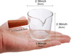 Transparente, venta al por mayor, pequeño vaso de chupito de Espresso, vaso creativo, café, té, bebidas, postre, desayuno, vaso de leche