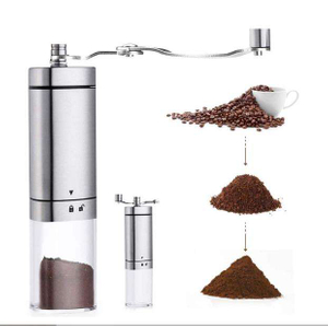 Molinillo de café Manual Burr Coffee Mill Bean con cerámica ajustable para goteo Espresso French Press Hand Coffee Grind