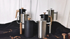 Prensa francesa Estilo clásico Acero inoxidable 34 oz Cafetera de doble pared aislada Prensa francesa con mango curvo
